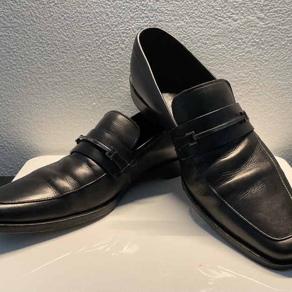 Hugo Boss loafer leather shoe used 8.5m black main image 7